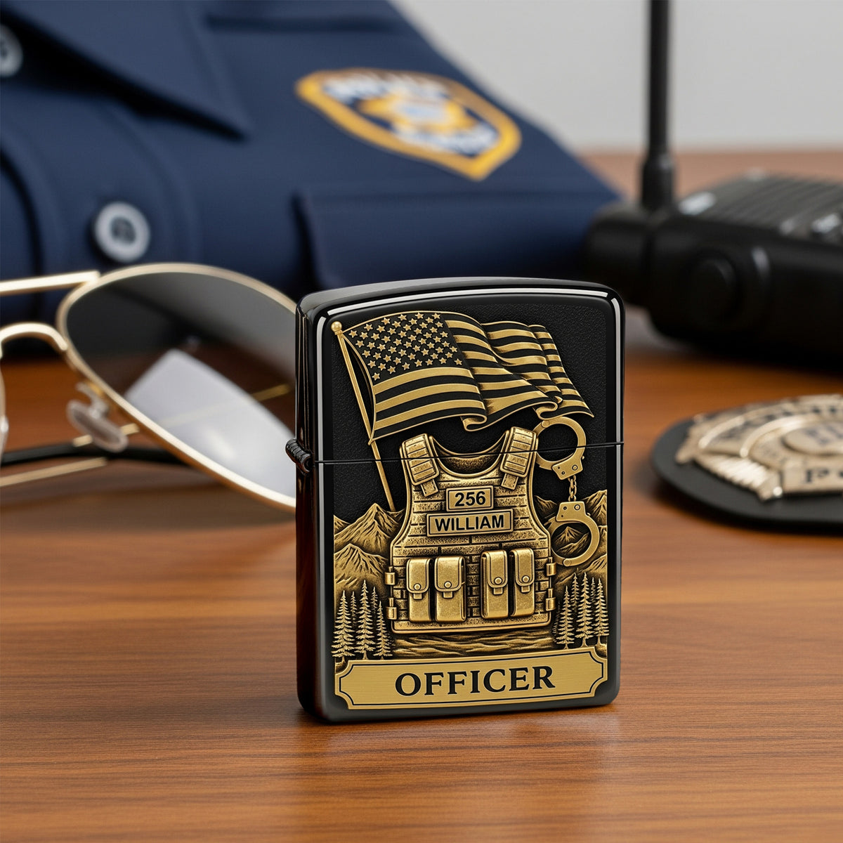 Police Lighter - Personalized Gift For Police Officer 04TOMG310725-Homacus