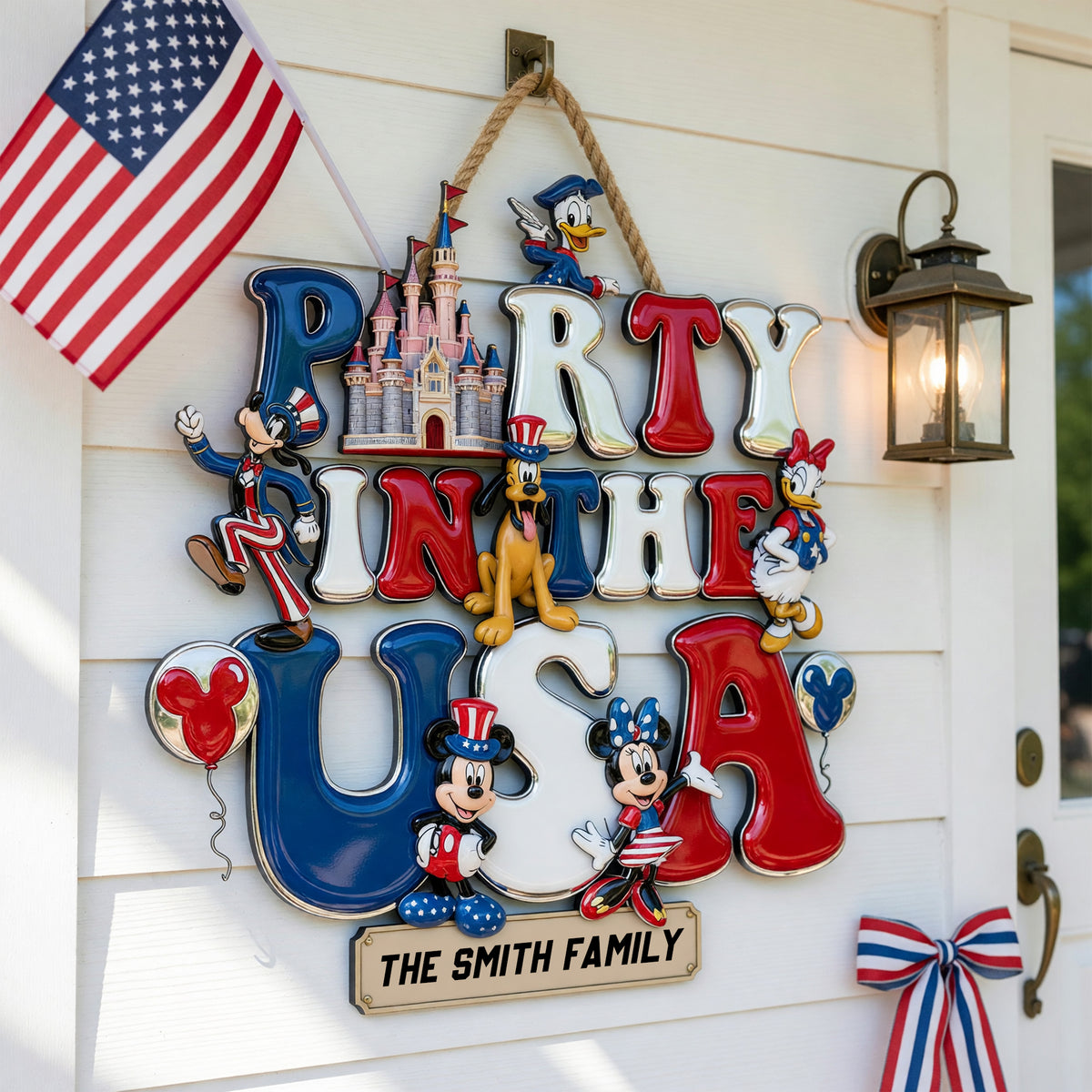 American Fun Celebration Acrylic Sign - Personalized Decor Gifts For Patriots 05qhqn010626