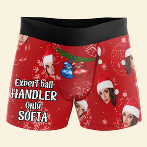 Personalized Christmas Gifts For Him Man Boxer, Expert Ball Handler 01QHMH300924-Homacus