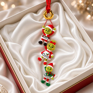 Crochet Christmas Family Hanging Ornament - Personalized Gifts For Family 01nadh280926