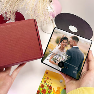 Custom Music & Photo Fridge Magnet Gifts For Couples Valentine 04PGQN071224-Homacus