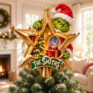 The Star Acrylic Christmas Tree Topper - Personalized Gifts For Family 07hatn211026-Homacus