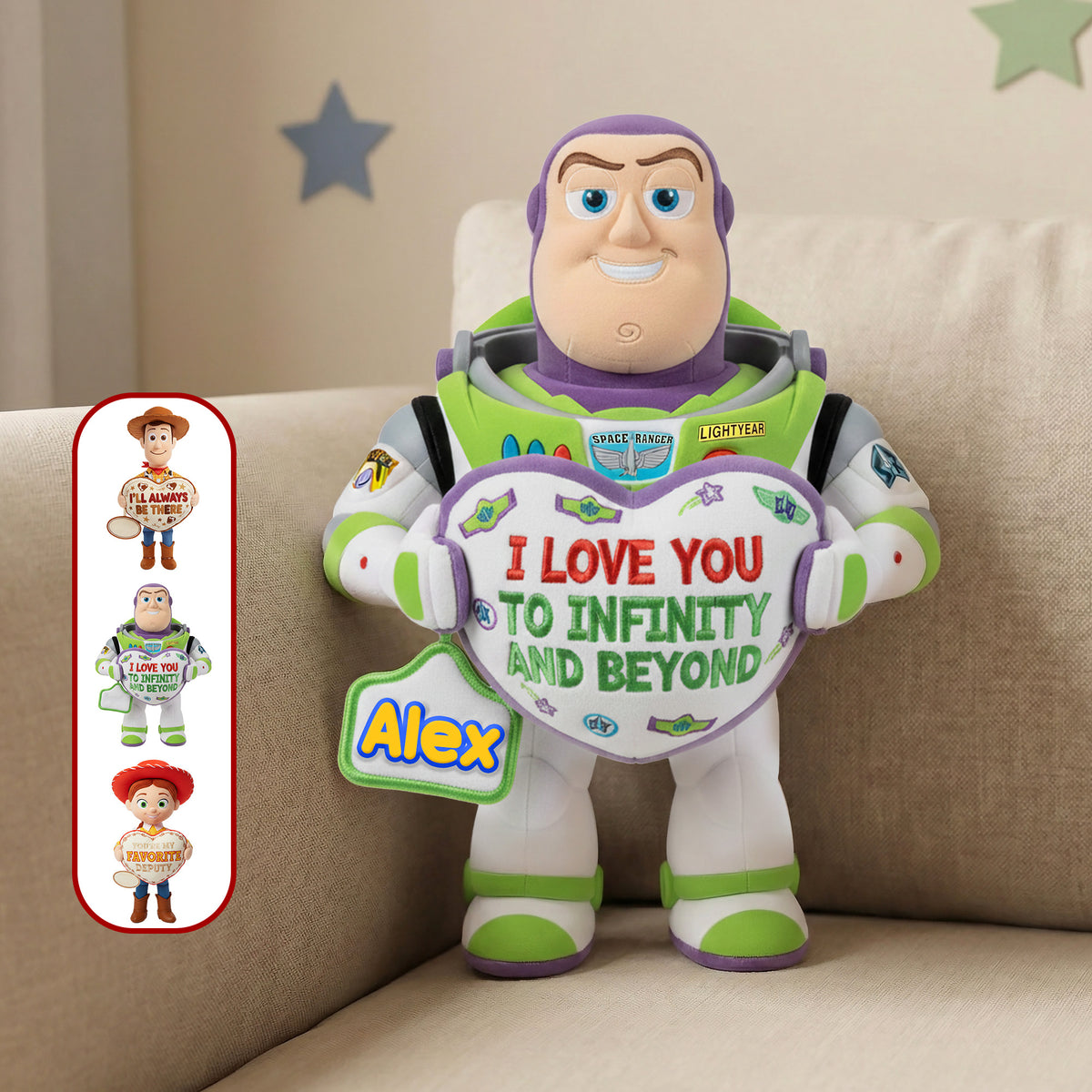 Lovely Characters Custom Shaped Pillow - Personalized Gifts For Couples 02kimg151225-Homacus