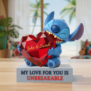 Blue Alien Acrylic Plaque - Personalized Gifts For Couple 04hytn161225-Homacus