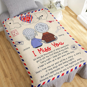 Personalized Gifts For Couple Blanket 02toqn060125hg Love Mail-Homacus