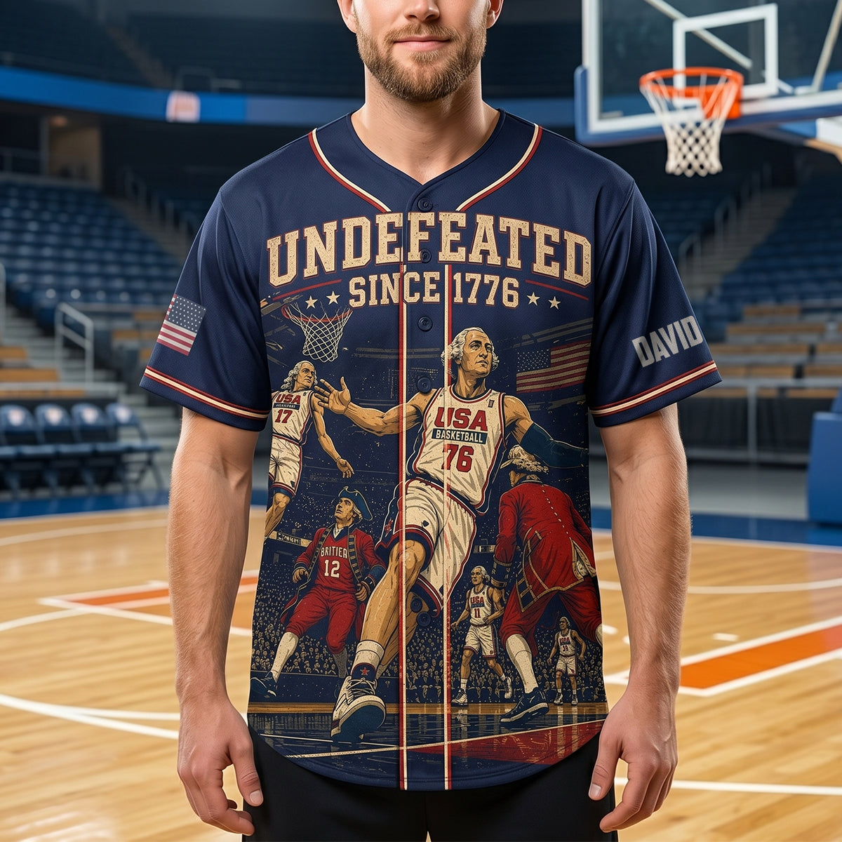 USA 250th Anniversary Jersey - Personalized Gifts 02natn150626-Homacus