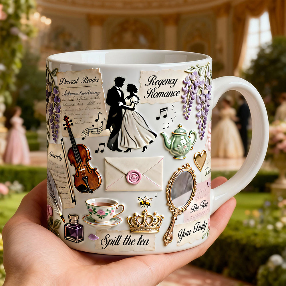 Regency Romance Mug - Personalized Gifts 02NADT300126-Homacus