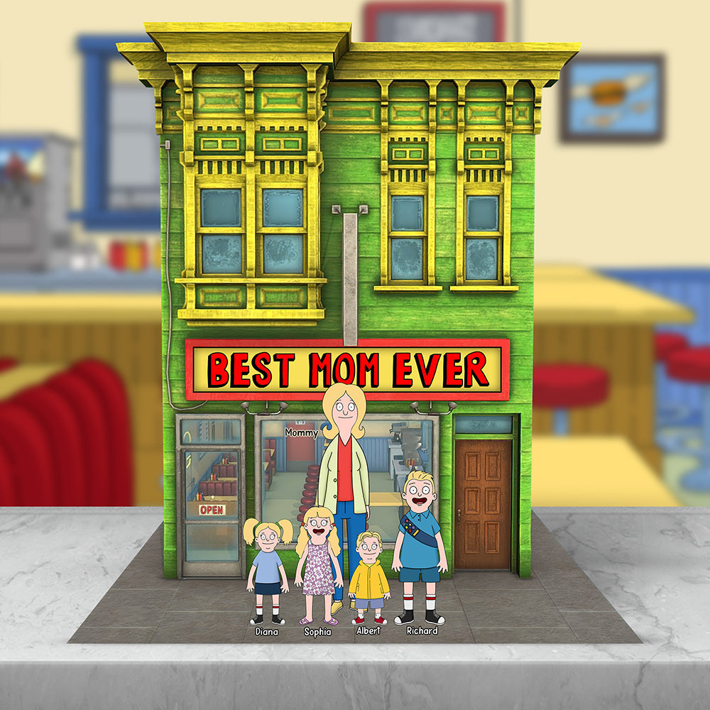 Personalized Gifts For Mom Plaque Best Mom Ever 011naqn090425hg-Homacus