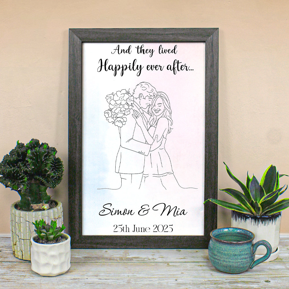 Line Art Couple Canvas - Custom Photo Gifts For Couple 01pgta080825-Homacus