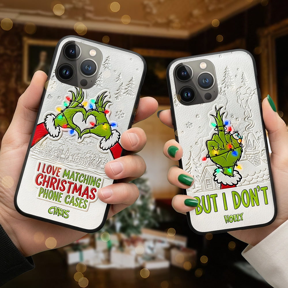 Funny Green Couple Phone Case - Personalized Gifts For Couple 02tgta140825-Homacus