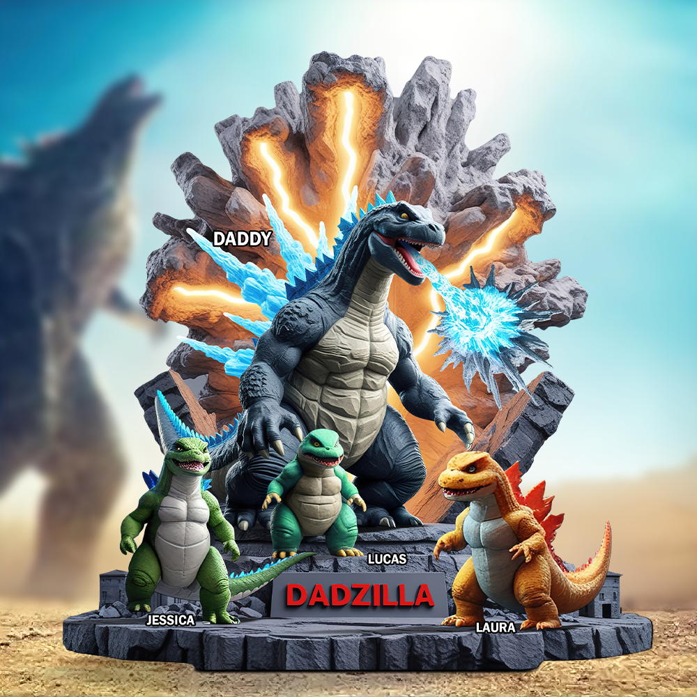 Majestic Dad Acrylic Plaque - Personalized Gift For Father 04QHPU100425-Homacus