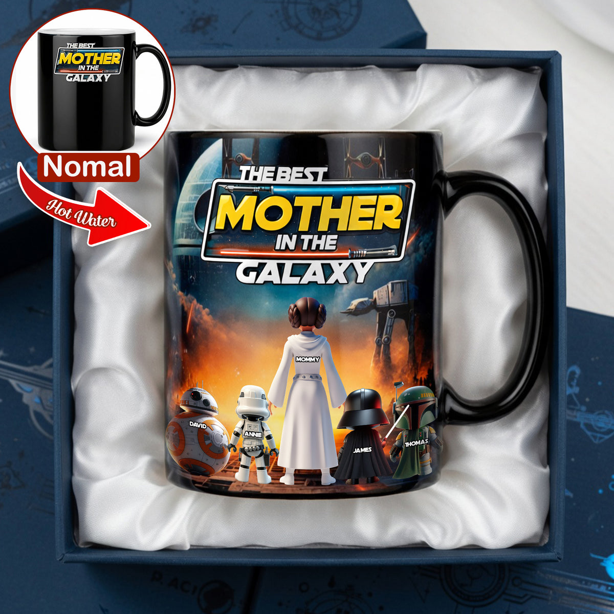 Cosmic Mom and Kids Magic Coffee Mug - Personalized Gifts For Mother 03ohlu030426-Homacus