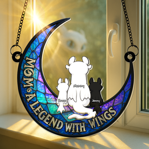 Dragon Mom Suncatcher - Personalized Gift For Mother 01TGLU170425-Homacus