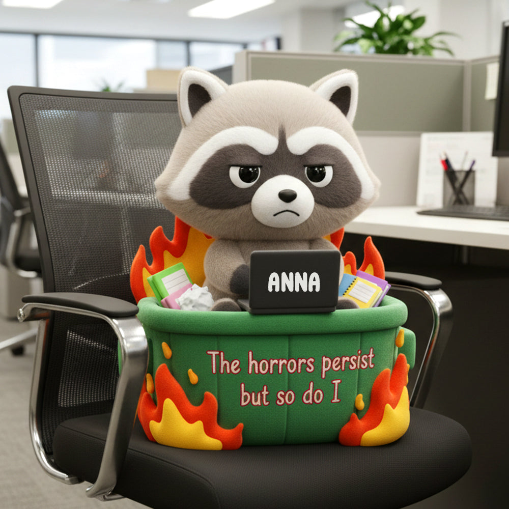 Workday Raccoon Adventures Pillow  - Personalized Gifts For Coworkers 06NATN151125
