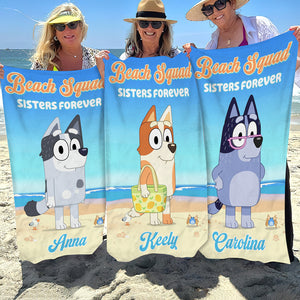 Personalized Gifts For Sister Beach Towel 02NADT260624-Homacus