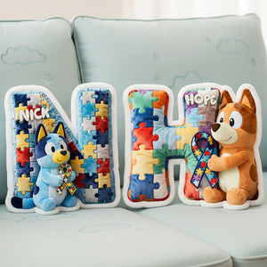 Autism Awareness Custom Shaped Pillow - Personalized Gifts 01ohta101225-Homacus