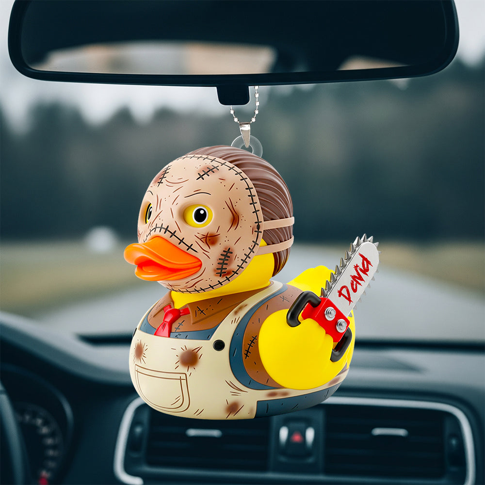 Horror Duck Car Ornament Personalized Gifts For Movie Fans 01PGDT210825-Homacus