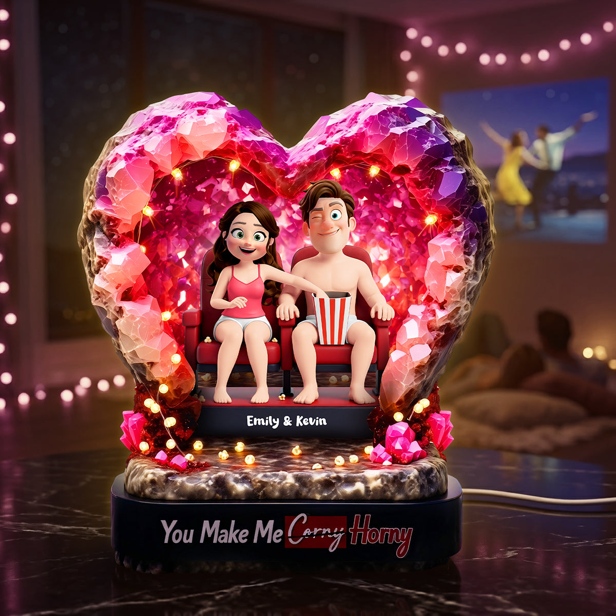 Naughty Couple Acrylic Light Box - Personalized Gifts For Couple 02huta250626-Homacus