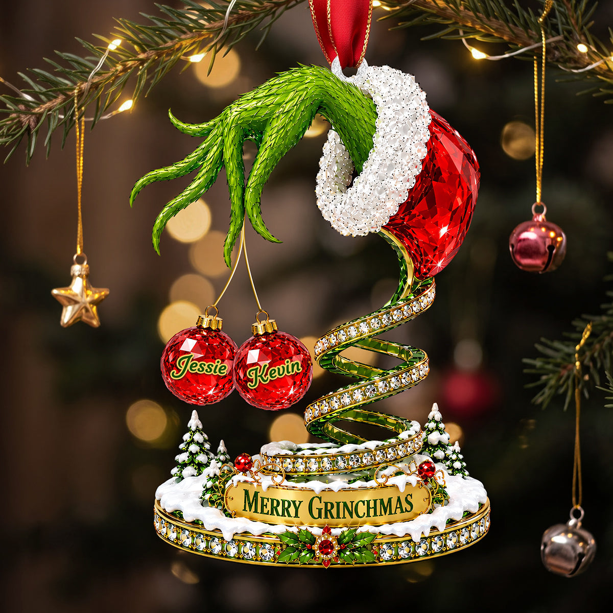 Funny Furry Hand Personalized Christmas Gifts 03OHTA250826