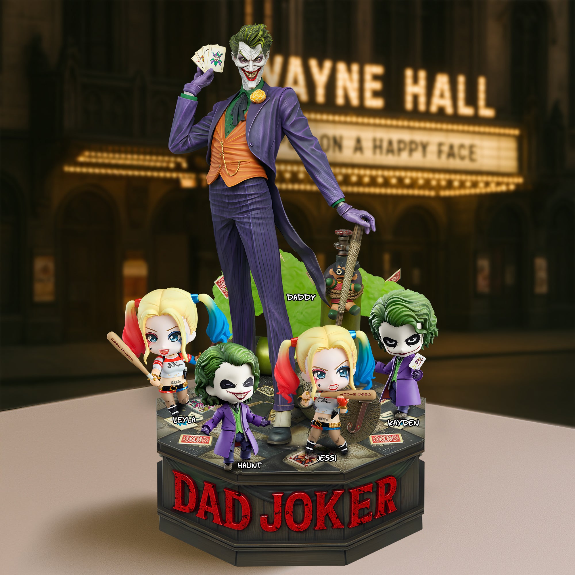 Clown Dad Acrylic Plaque - Personalized Gifts For Father 01HULU150525