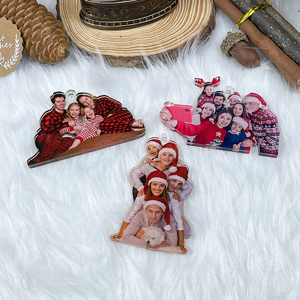 Custom Photo Gifts for Family Ornament 176acvp140924-Homacus