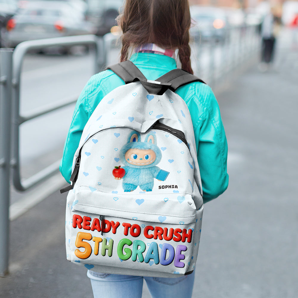 Cute Monster Backpack Personalized Gifts For Kids 03pgtn010825-Homacus