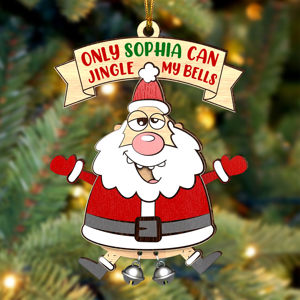 Personalized Gifts For Christmas Ornament Naughty Santa 06ACQN180924-Homacus