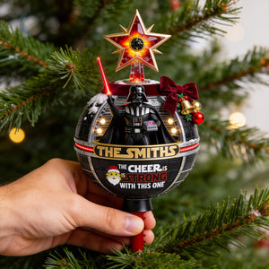 Empire Celebrates The Holidays Tree Topper - Personalized Christmas Gifts For Family 04hadt190826-Homacus