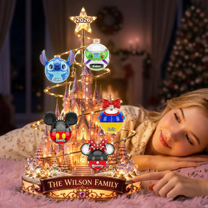 Magical Castle Family Acrylic Light Box - Personalized Gifts For Christmas 03nata210826-Homacus