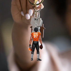 Personalized Gifts For Football Player Keychain 02acqn111224tm-Homacus