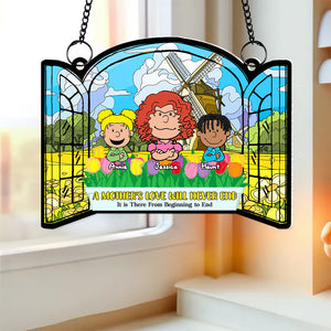 Personalized Gifts For Mom Acrylic Suncatcher Love Will Never End 02XQLU241224HH-Homacus