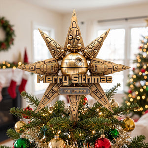 Space Adventure Tree Topper - Personalized Christmas Gifts 03hutn081026-Homacus