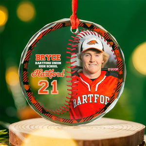 Custom Photo Gifts For Baseball Lovers Christmas Ornament 04ACDT081024-Homacus