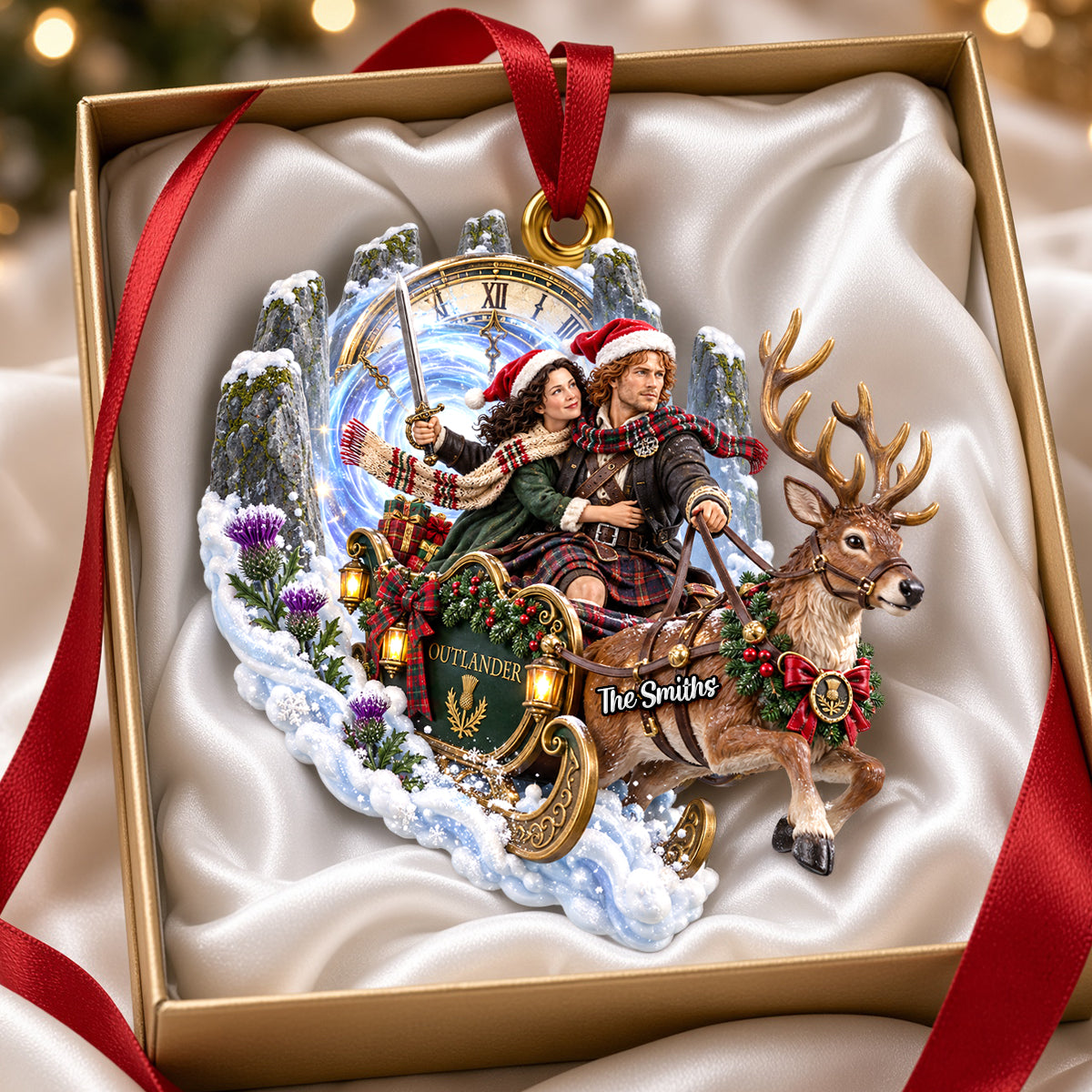 Fantasy Time Traveler Acrylic Ornament - Personalized Christmas Gifts 03hudh120926