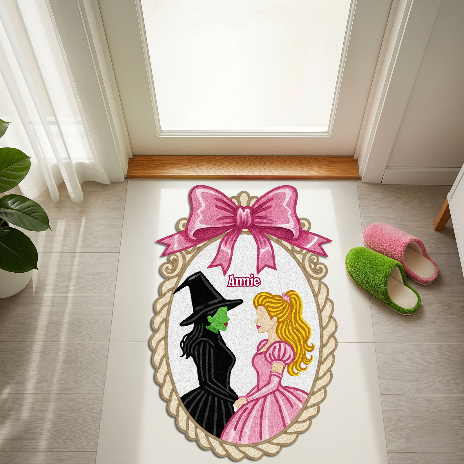 Enchanted Duo Doormat - Personalized Gifts For Fantasy Lovers 01NALU090825-Homacus