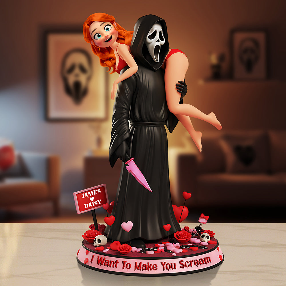 Spooky Romance Acrylic Plaque – Personalized Gifts For Couple 01kita041225-Homacus