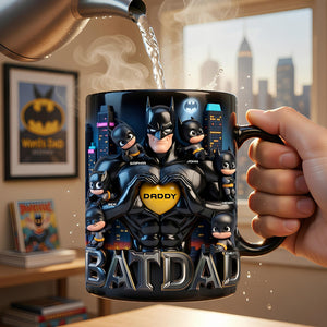 Strong Dad and Kids Magic Coffee Mug - Personalized Gifts For Dad 02ohdt160426-Homacus