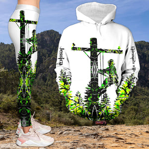 Personalized Gifts For Lineman's Wife Set Hoodie & Leggings 04acdt071124-Homacus