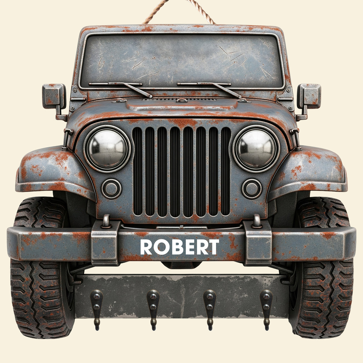 Off Road Car Key Hanger - Personalized Gifts For Off Road Lovers 01ohpu270625-Homacus