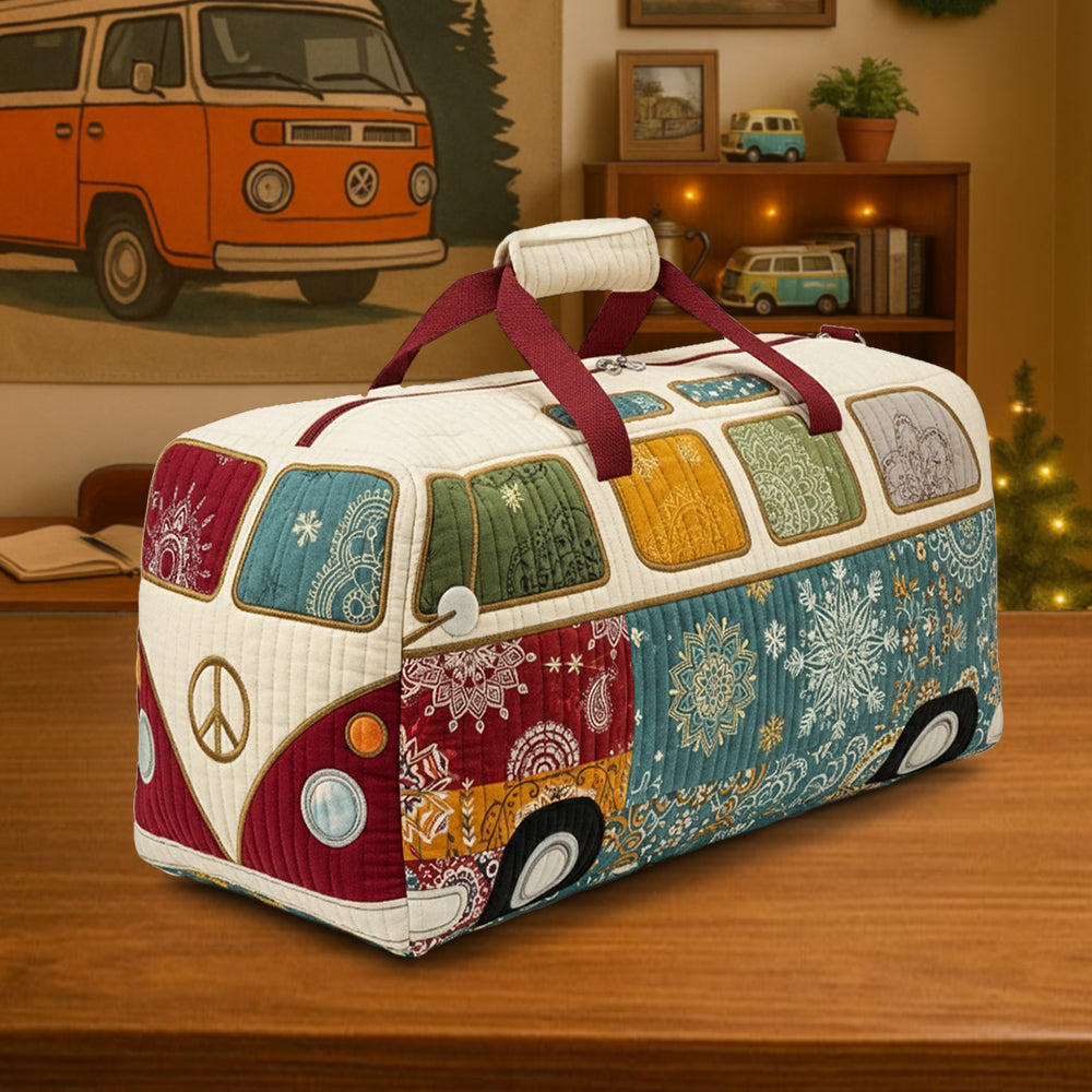 Personalized Christmas Gifts For Car Lovers Quilted Duffle Bag 05hytn100925-Homacus