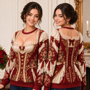 Aristocratic Formal Attire 3D Print Shirt - Personalized Gifts For Rococo Lovers 02qhdh151026-Homacus