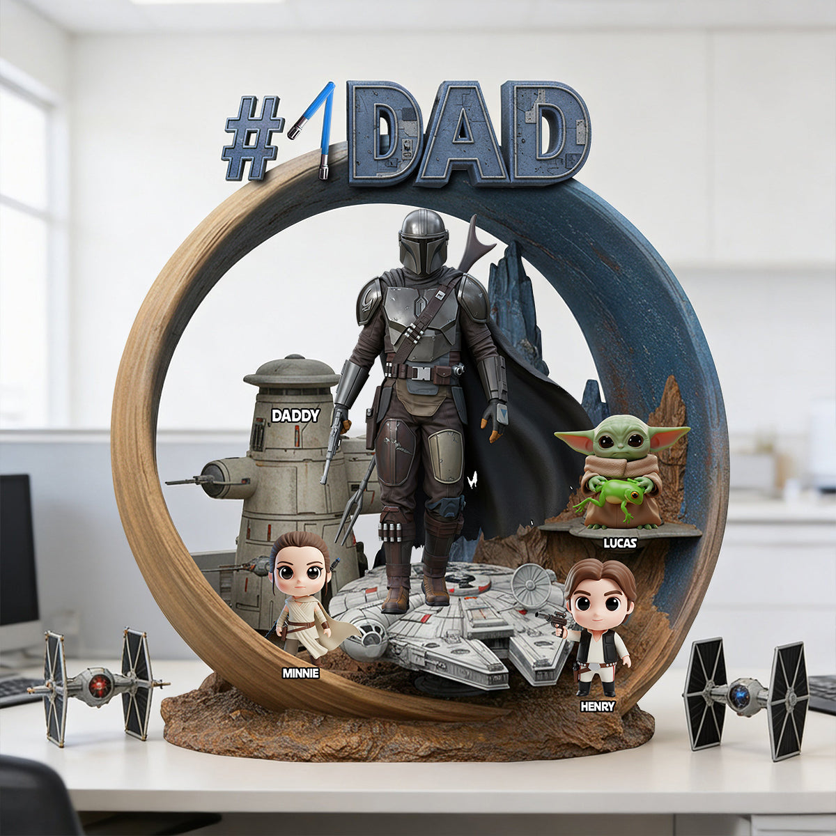Strongest Dad Acrylic Plaque, Personalized Father's Day Gifts For Dad 02qhtn240426-Homacus