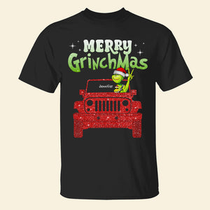 Personalized Gifts For Off-road Lovers, Glitter Shirt Grumpy Jolly Driver 02QHQN160924-Homacus