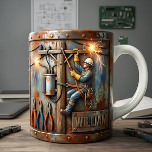 Lineman Coffee Mug - Personalized Gifts For Lineman Lovers 03tgta151225-Homacus