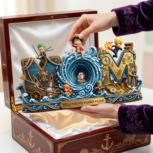 Captain Mom Acrylic Plaque - Personalized Gifts For Mom 041TOLU260326-Homacus