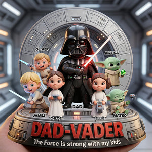 Space Warrior Dad Acrylic Plaque Personalized Gifts For Dad 01PADT050326-Homacus