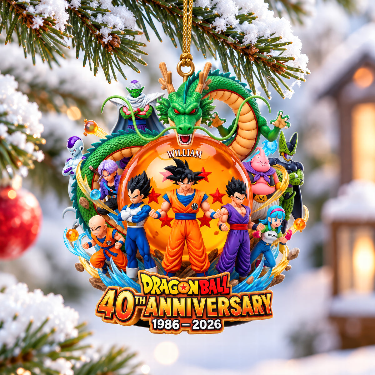 Warriors Celebrated 40th Anniversary Acrylic Ornament - Personalized Christmas Gifts 09naqn210926