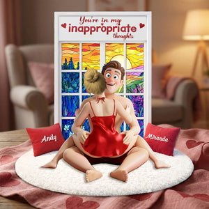 Funny Couple Acrylic Plaque - Personalized Gifts For Couple 04OHMG040226-Homacus