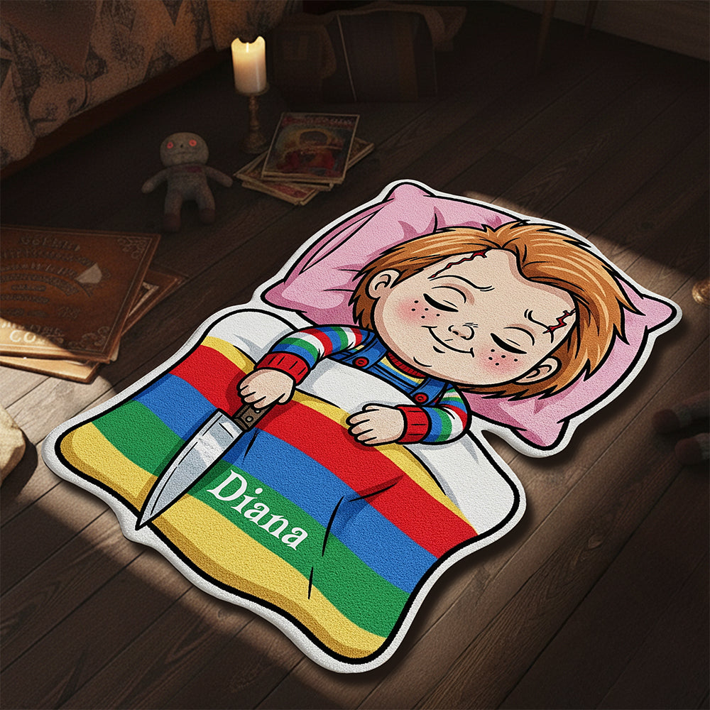 Cute Horror Bedroom Doormat - Personalized Gifts For Horror Movie Fans 02pgqn280825-Homacus
