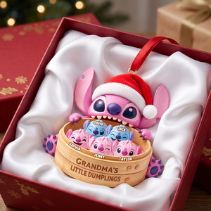 Grandma's Adorable Grandkids Christmas Ornament - Personalized Gifts For Grandma 02OHTN051026-Homacus
